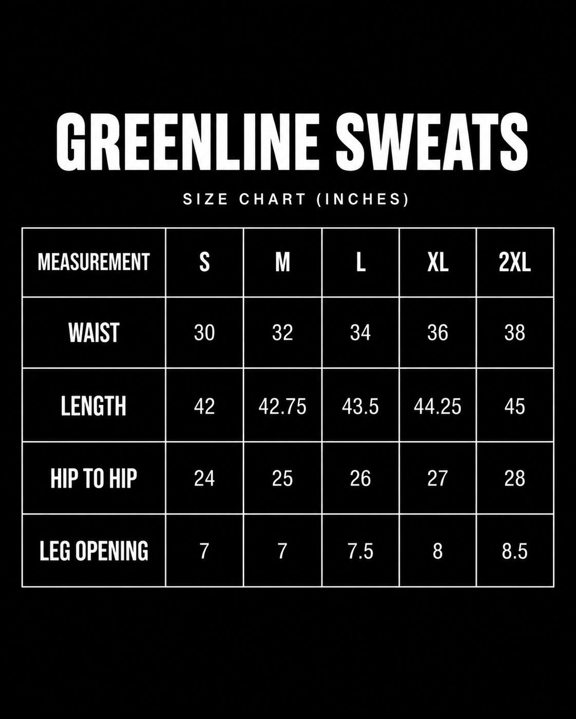 GREENLINE SWEATS