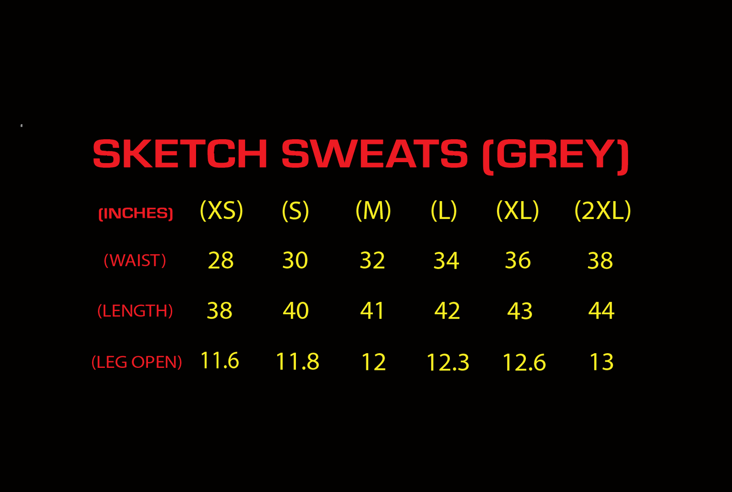 GREY SKETCH SWEATS