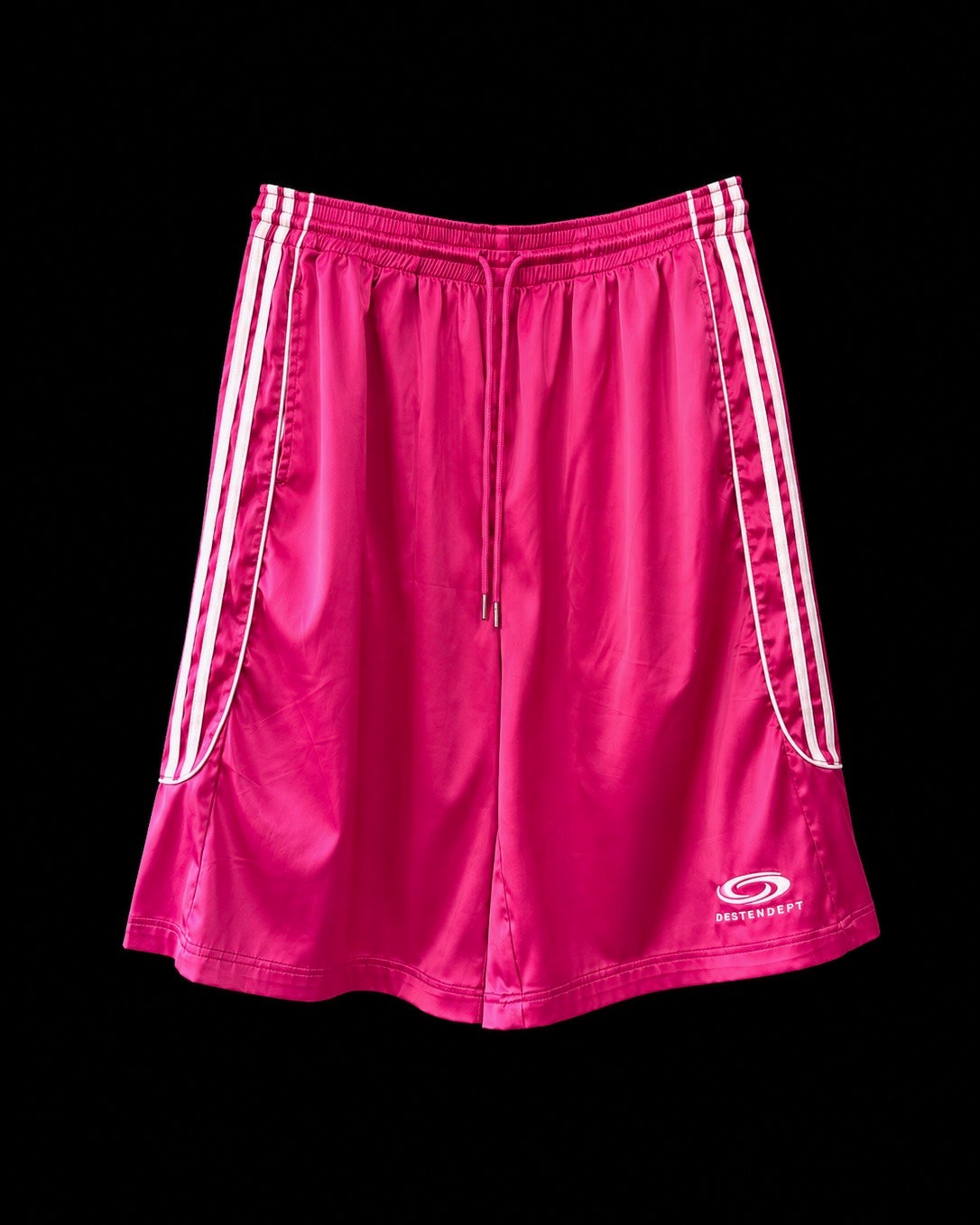 Pink Track Shorts
