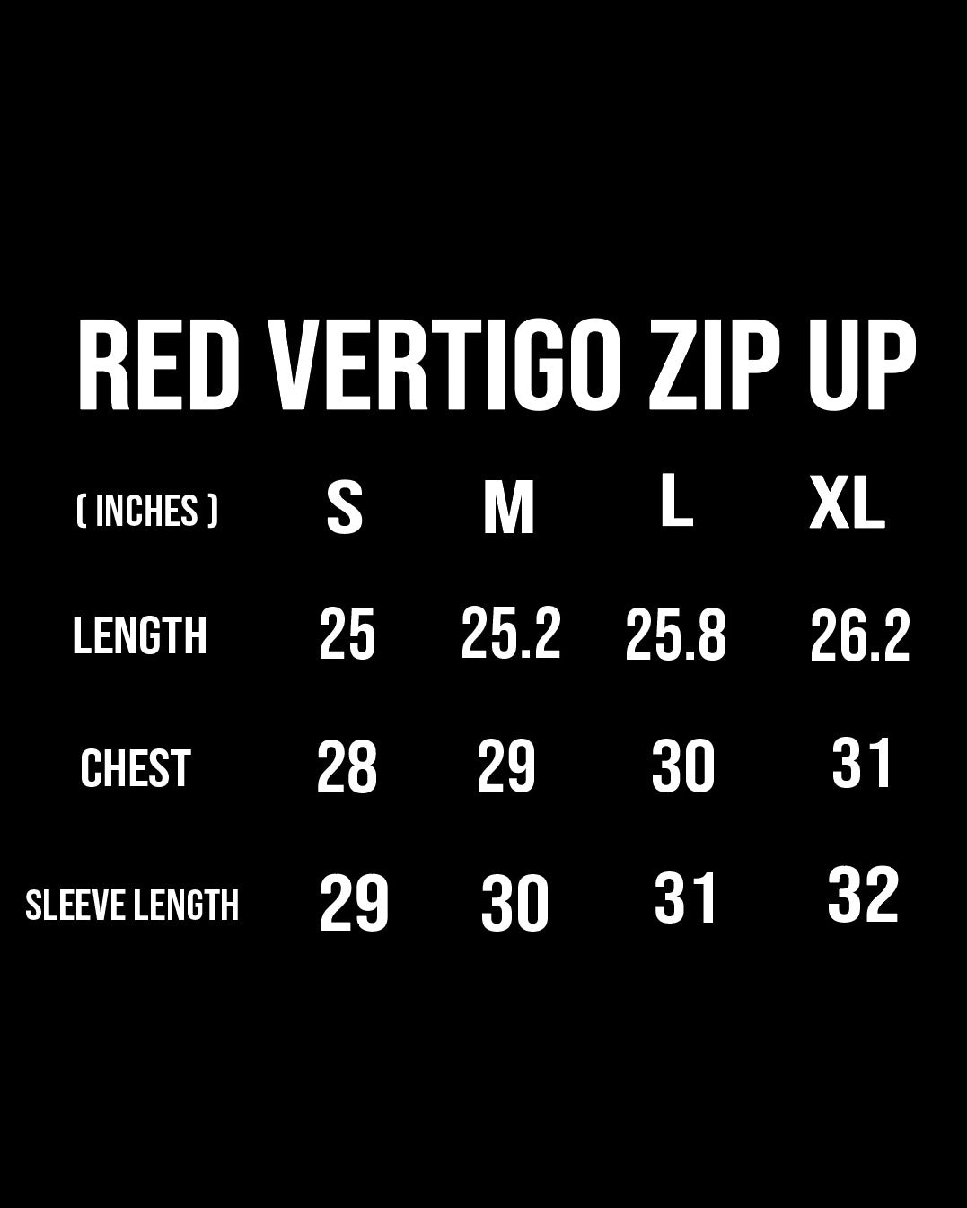RED RAGLAN ZIP UP