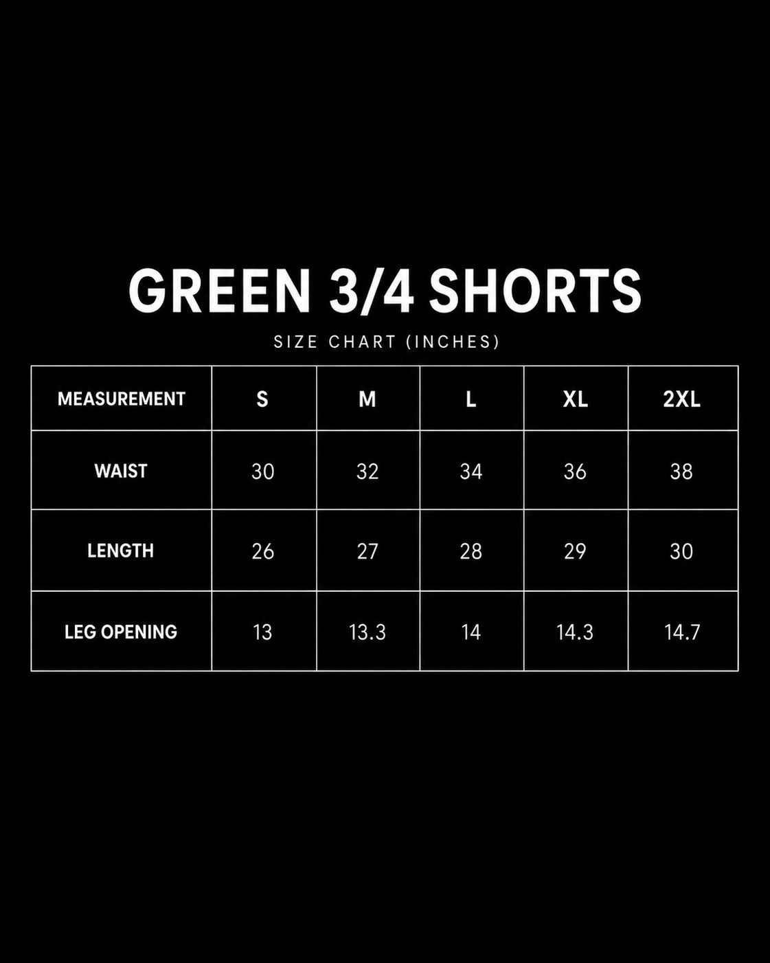 GREENLINE SHORTS