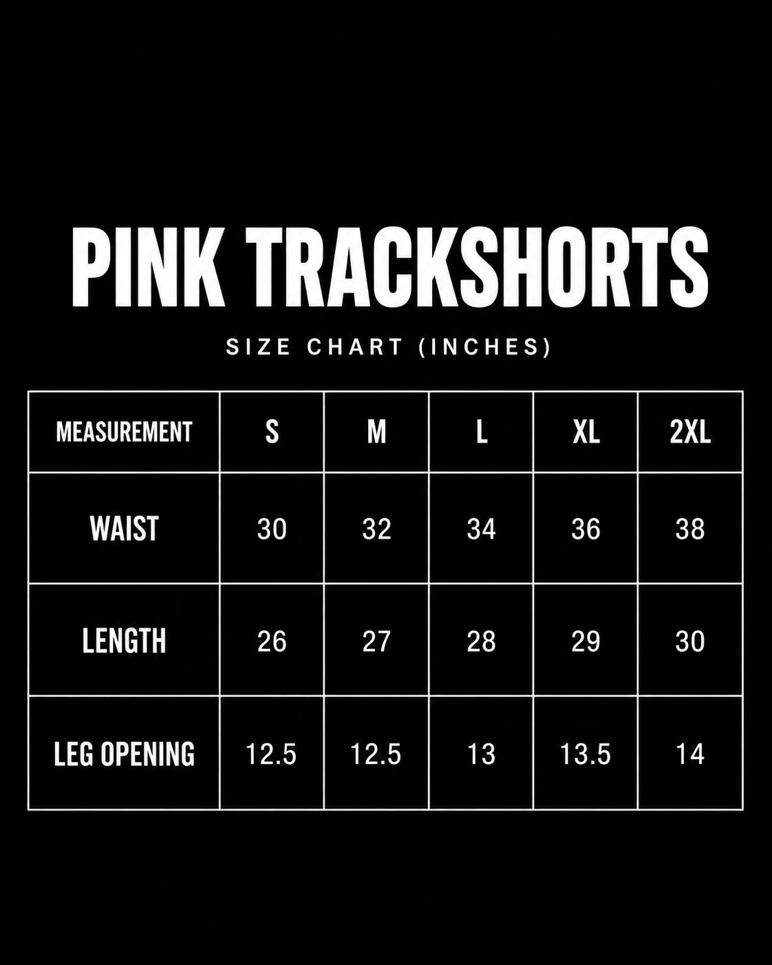 Pink Track Shorts