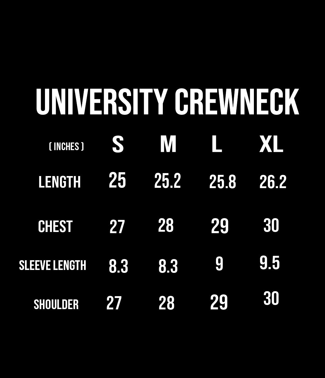 UNIVERSITY CREWNECK (BLUE)