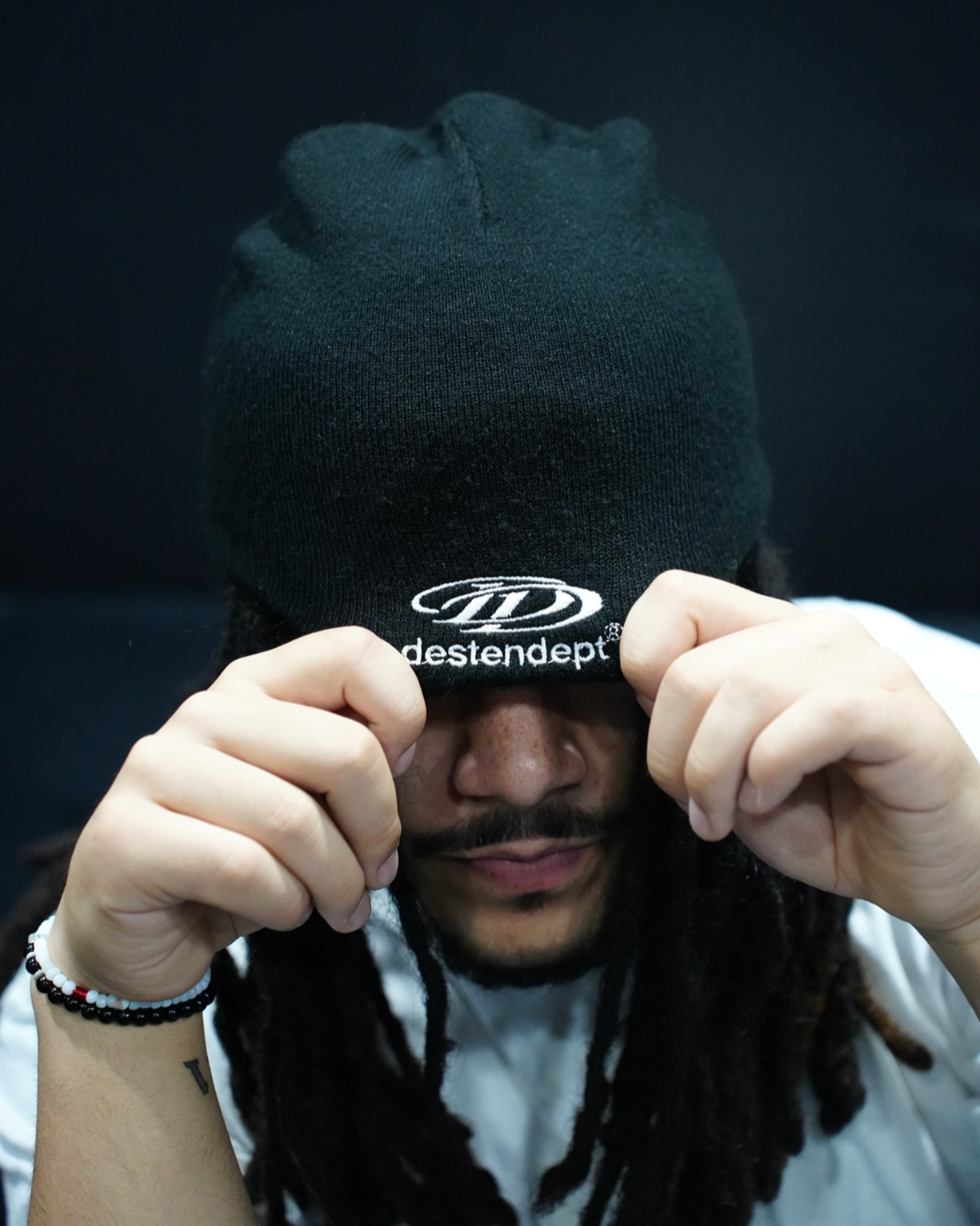 LOGO BEANIE (BLACK)