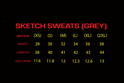 GREY SKETCH SWEATS